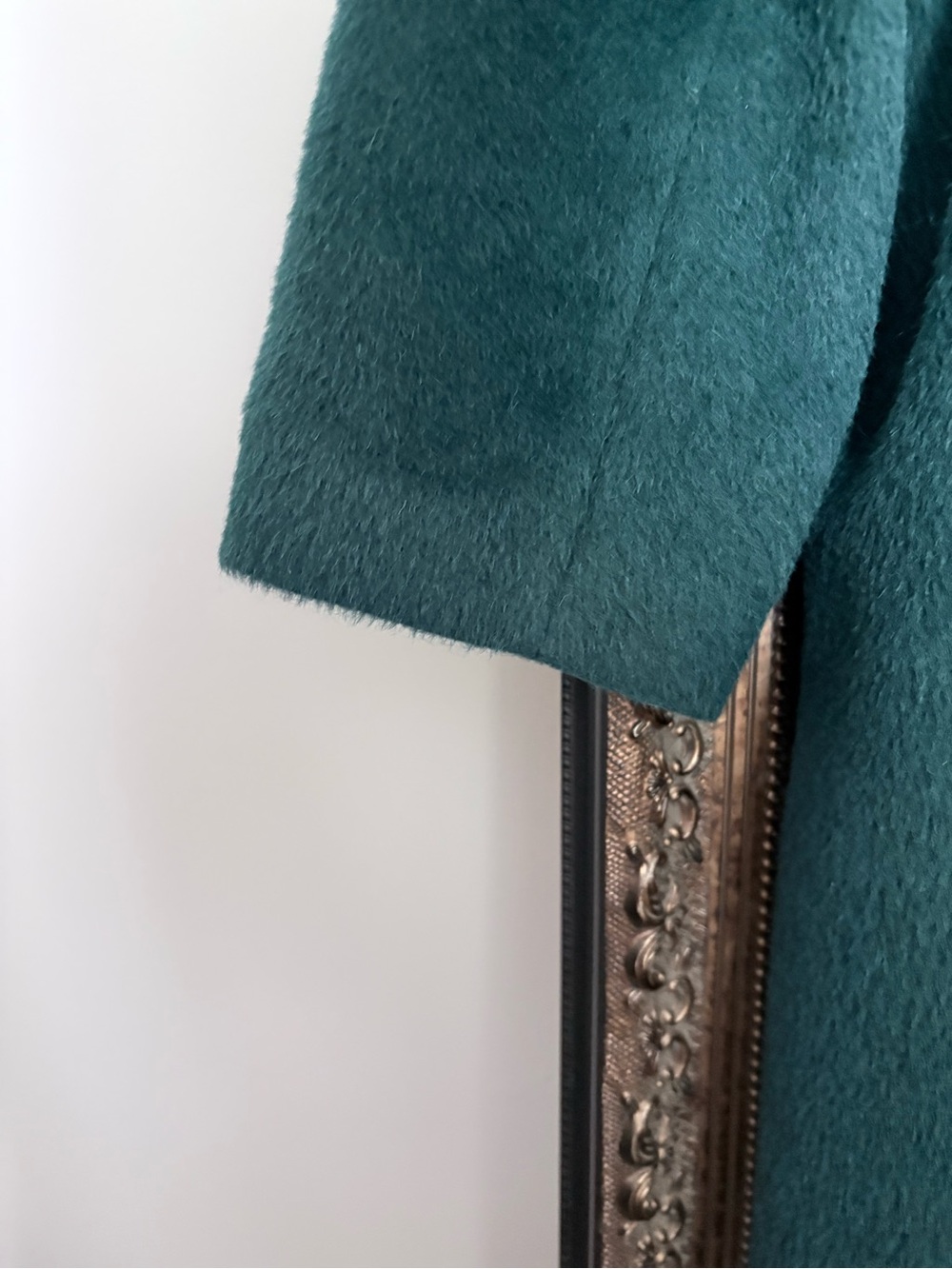 Eileen Fisher Alpaca Wool Soft Teal Coat XL - Picture 5 of 6